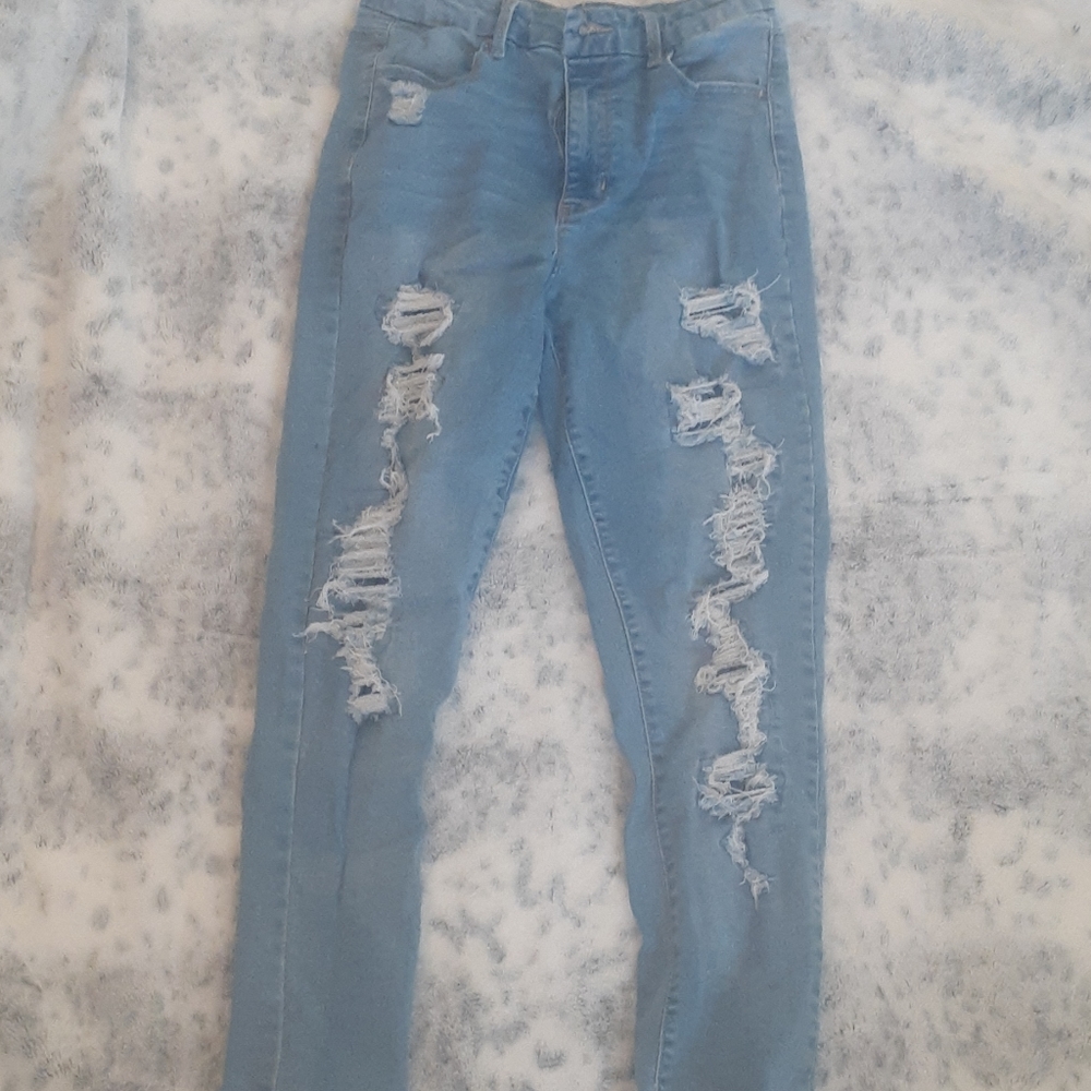 Ripped skinny Jean's